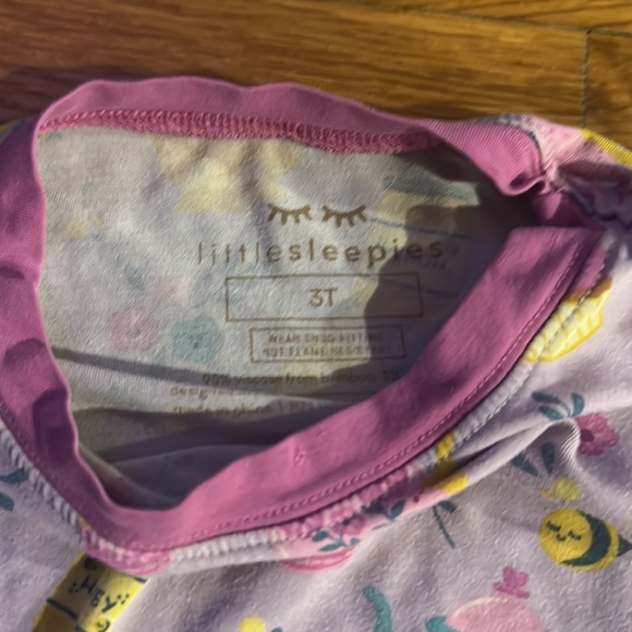Little Sleepies Tea Party pajamas - Picture 3 of 3
